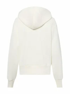Tommy Hilfiger Sweatshirts & Sweatjacken*Damen Kapuzenjacke ecru strukturiert