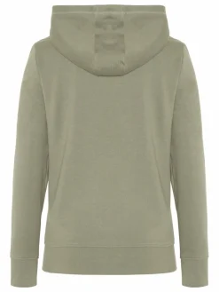 Polo Sylt Sweatshirts & Sweatjacken*Damen Kapuzenpullover grün uni
