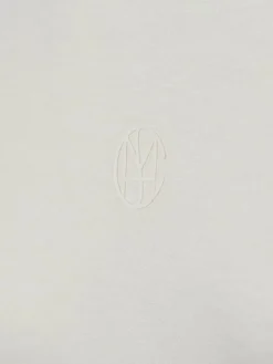 Msch Copenhagen Sweatshirts & Sweatjacken*Damen Kapuzenpullover ecru uni