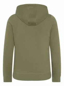 Polo Sylt Sweatshirts & Sweatjacken*Damen Kapuzenpullover grün oliv uni