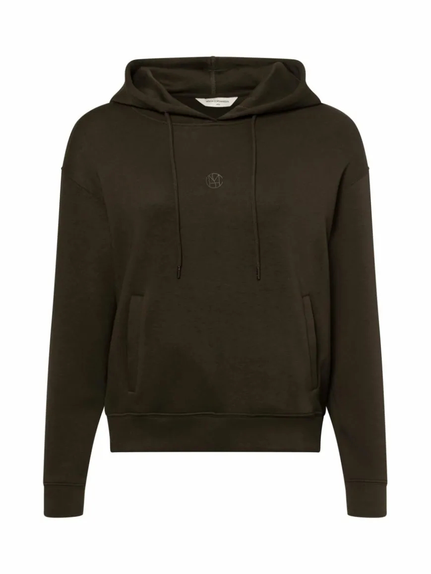 Msch Copenhagen Sweatshirts & Sweatjacken*Damen Kapuzenpullover khaki uni