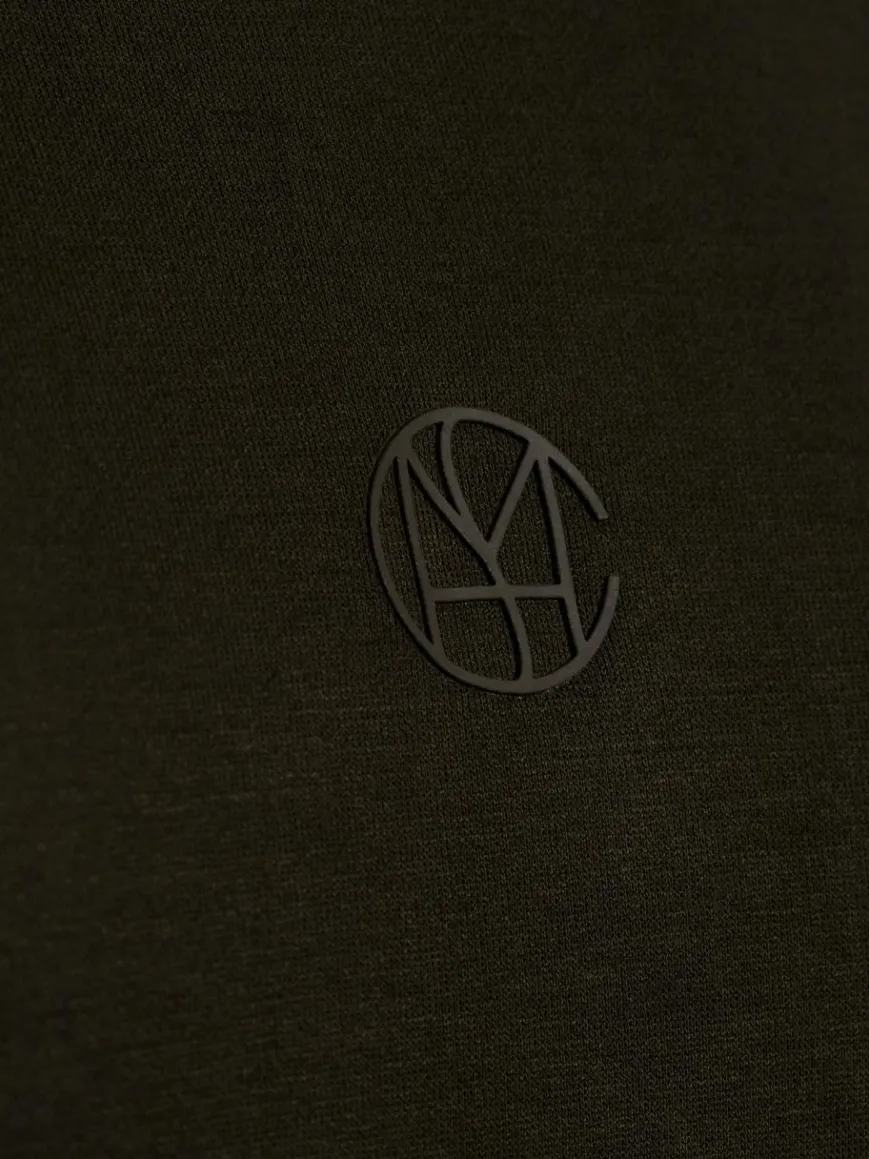 Msch Copenhagen Sweatshirts & Sweatjacken*Damen Kapuzenpullover khaki uni