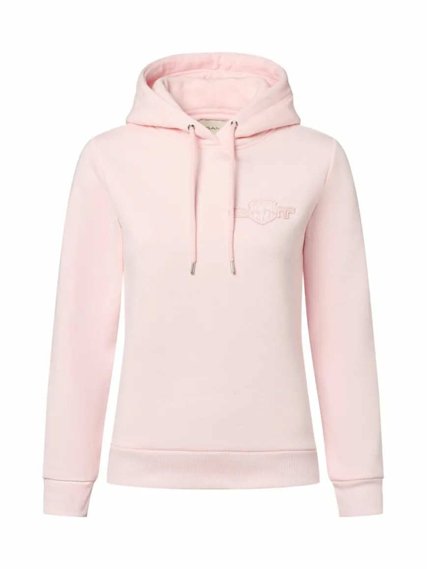 Gant Sweatshirts & Sweatjacken*Damen Kapuzenpullover rosa uni