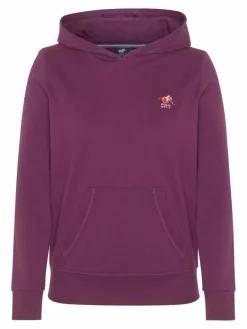 Polo Sylt Sweatshirts & Sweatjacken*Damen Kapuzenpullover purple uni