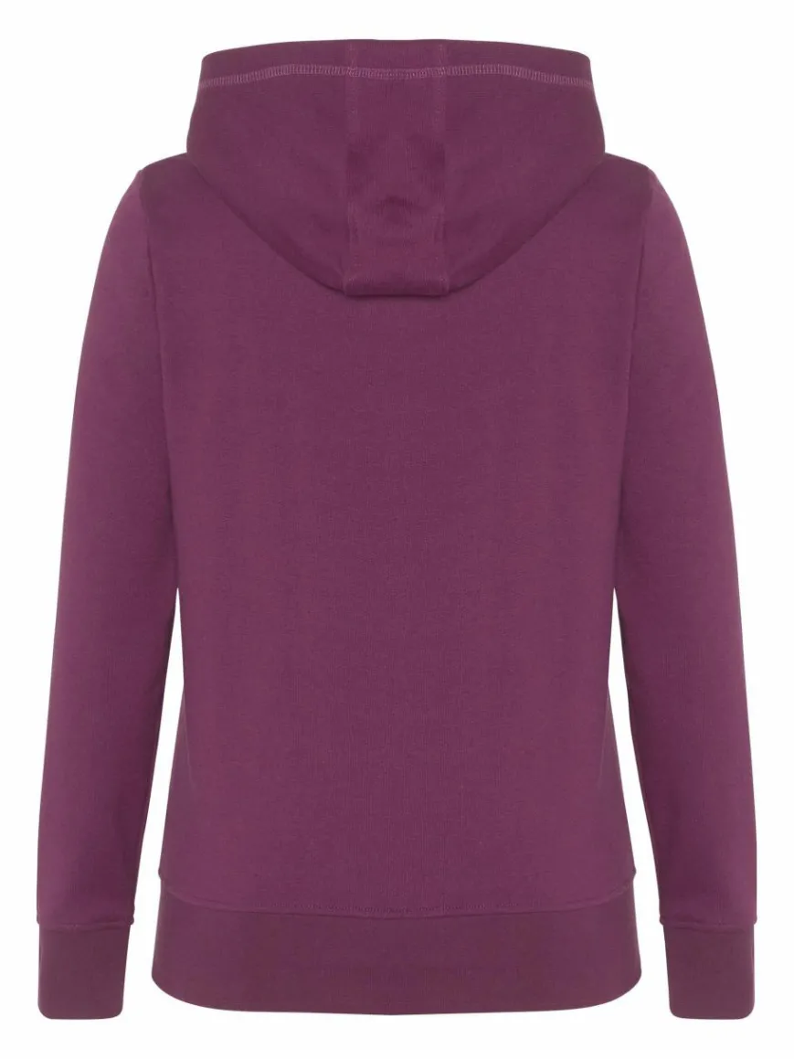 Polo Sylt Sweatshirts & Sweatjacken*Damen Kapuzenpullover purple uni