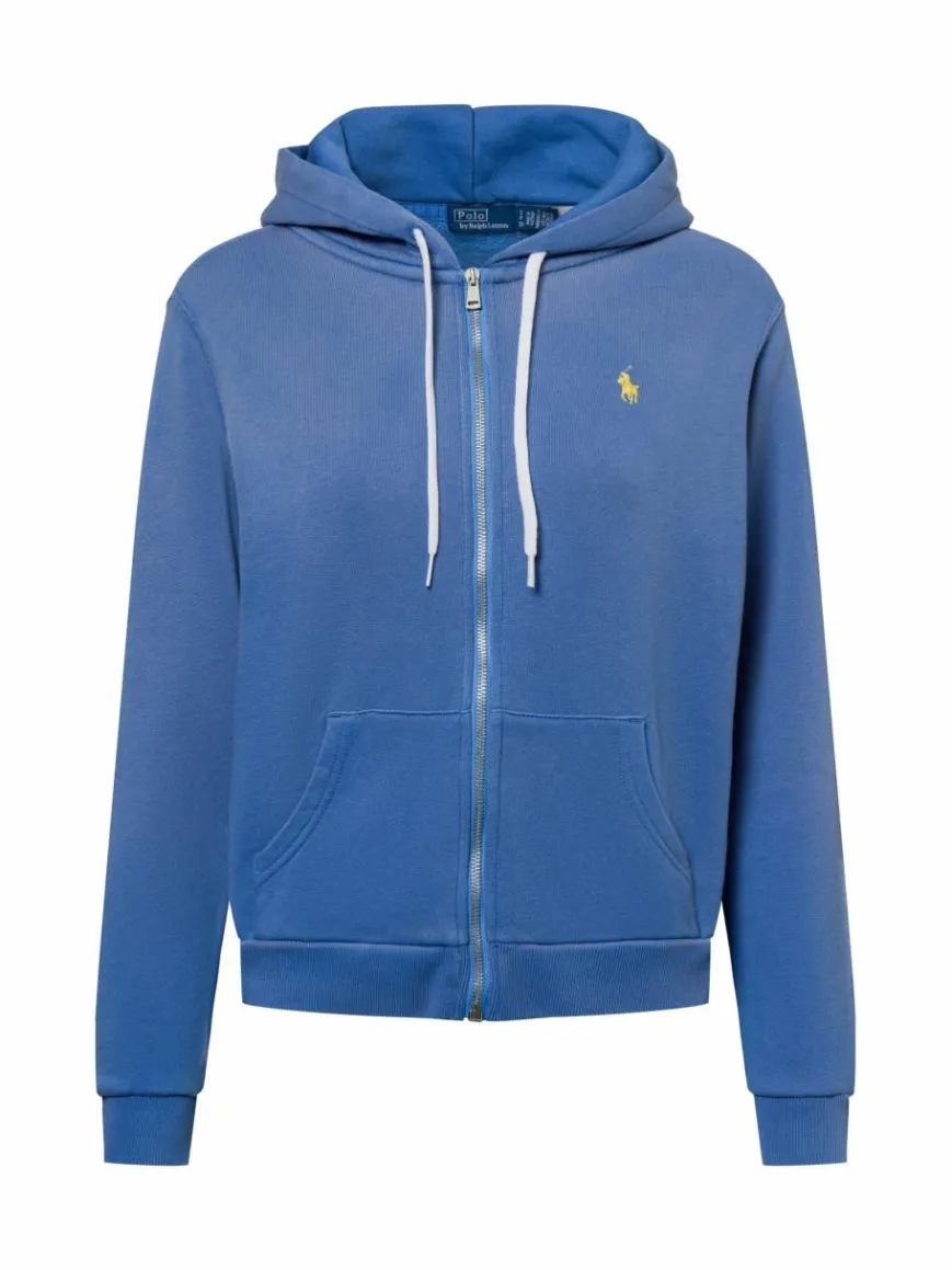 Polo Ralph Lauren Sweatshirts & Sweatjacken*Damen Kapuzenpullover blau uni