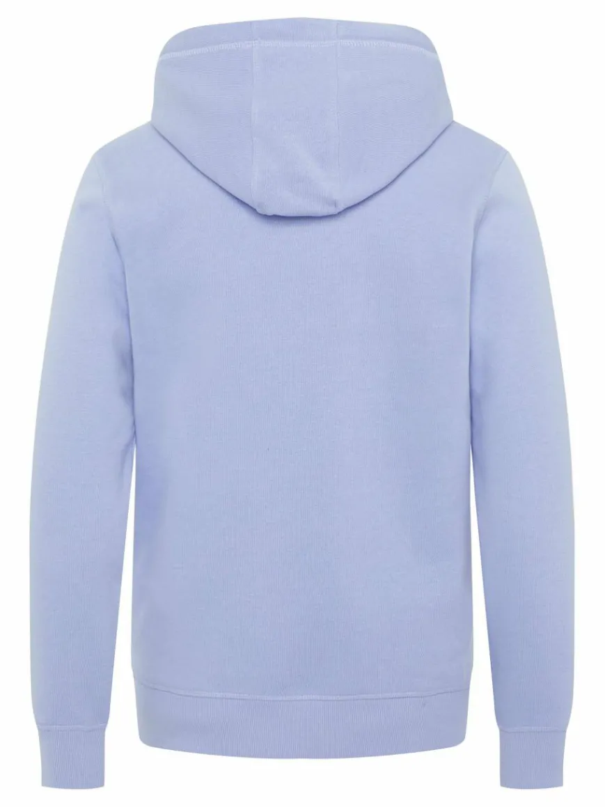 Polo Sylt Sweatshirts & Sweatjacken*Damen Kapuzenpullover hellblau uni