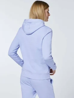 Polo Sylt Sweatshirts & Sweatjacken*Damen Kapuzenpullover hellblau uni