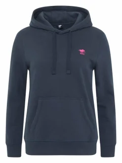 Polo Sylt Sweatshirts & Sweatjacken*Damen Kapuzenpullover marine blau uni