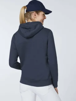 Polo Sylt Sweatshirts & Sweatjacken*Damen Kapuzenpullover marine blau uni
