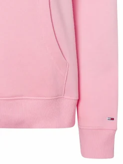 Tommy Jeans Sweatshirts & Sweatjacken*Damen Kapuzenpullover rosa uni