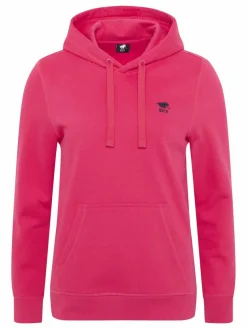 Polo Sylt Sweatshirts & Sweatjacken*Damen Kapuzenpullover pink uni