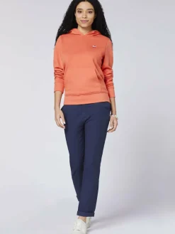 Polo Sylt Sweatshirts & Sweatjacken*Damen Kapuzenpullover rot uni