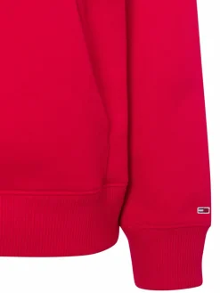 Tommy Jeans Sweatshirts & Sweatjacken*Damen Kapuzenpullover rot uni