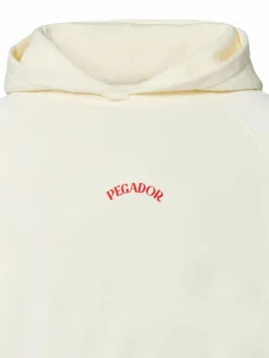 PEGADOR Sweatshirts & Sweatjacken*Damen Kapuzenpullover - Malli ecru bedruckt