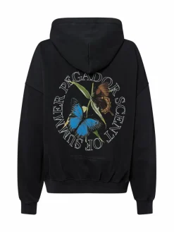 PEGADOR Sweatshirts & Sweatjacken*Damen Kapuzenpullover - Yessi schwarz uni