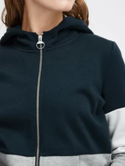 OXMO Sweatshirts & Sweatjacken*Damen Kapuzensweatjacke - OXOmanna blau gestreift