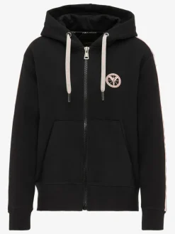 Carlo Colucci Sweatshirts & Sweatjacken*Damen Kapuzensweatjacke - Cattaruzza rosa uni