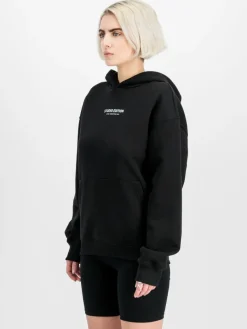 Alpha Industries Sweatshirts & Sweatjacken*Damen Kapuzensweatshirt schwarz uni