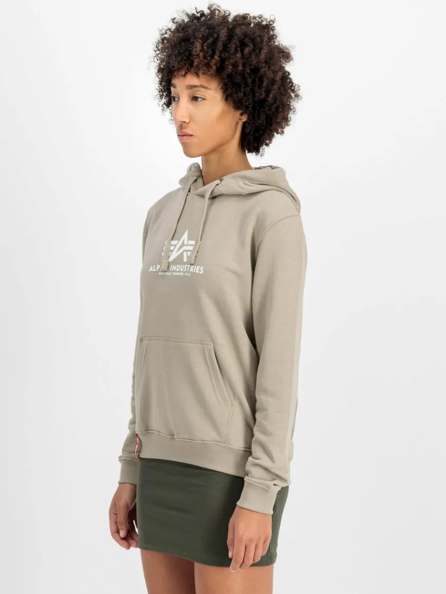 Alpha Industries Sweatshirts & Sweatjacken*Damen Kapuzensweatshirt grün bedruckt