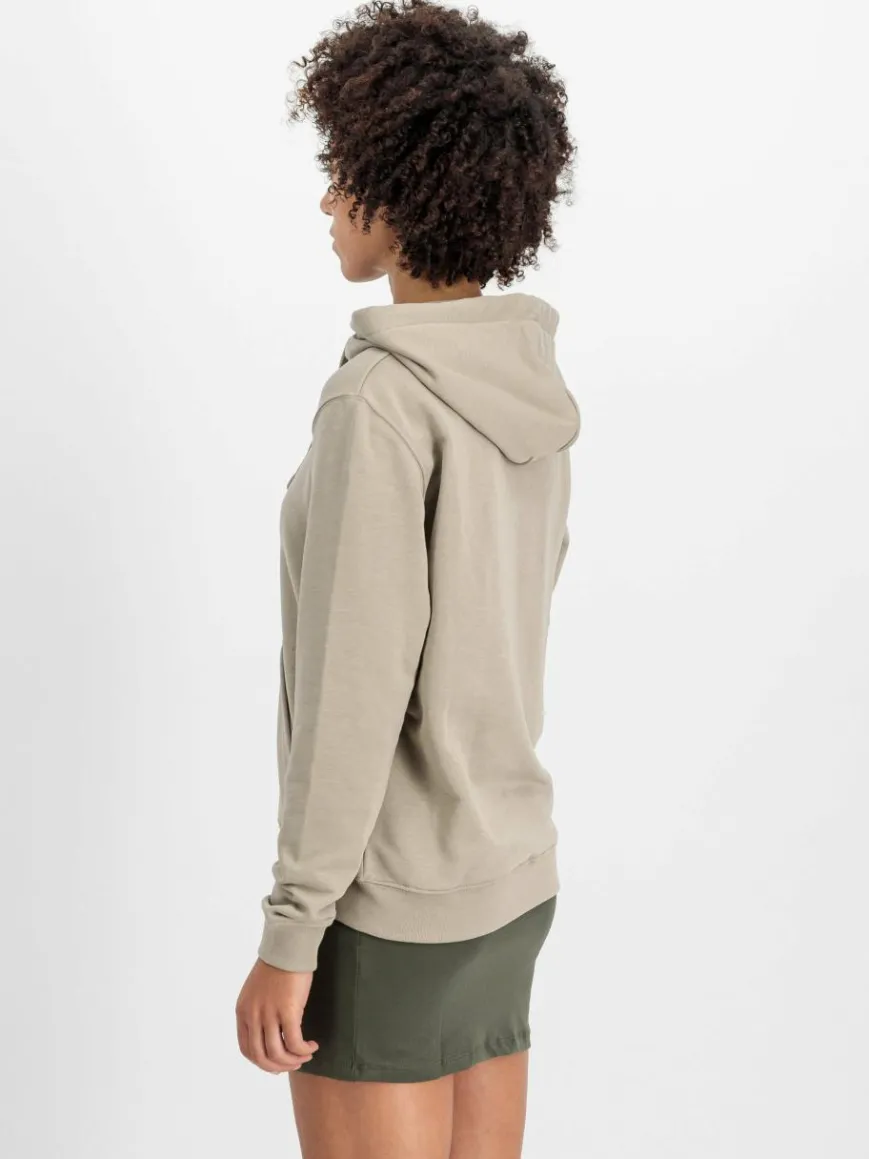 Alpha Industries Sweatshirts & Sweatjacken*Damen Kapuzensweatshirt grün bedruckt