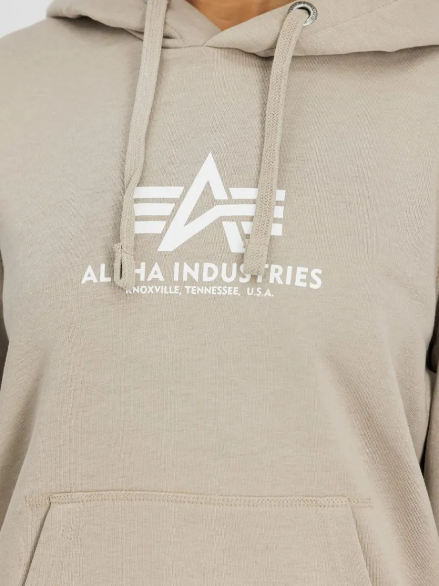 Alpha Industries Sweatshirts & Sweatjacken*Damen Kapuzensweatshirt grün bedruckt