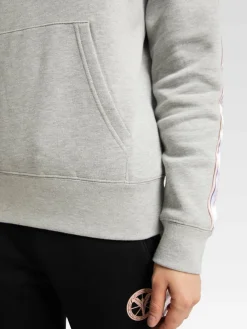 Carlo Colucci Sweatshirts & Sweatjacken*Damen Kapuzensweatshirt - Catania grau uni