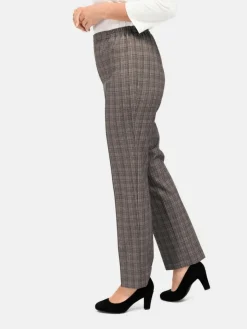 Goldner Hosen*Damen Karoschlupfhose - Re-fresh Karoschlupfhose beige kariert