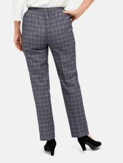 Goldner Hosen*Damen Karoschlupfhose - Re-fresh Karoschlupfhose grau kariert