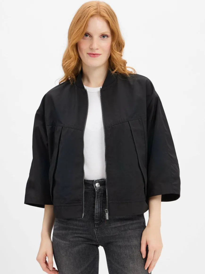 Armani Exchange Blazer|Jacken & Westen*Damen Kastenjacke schwarz uni