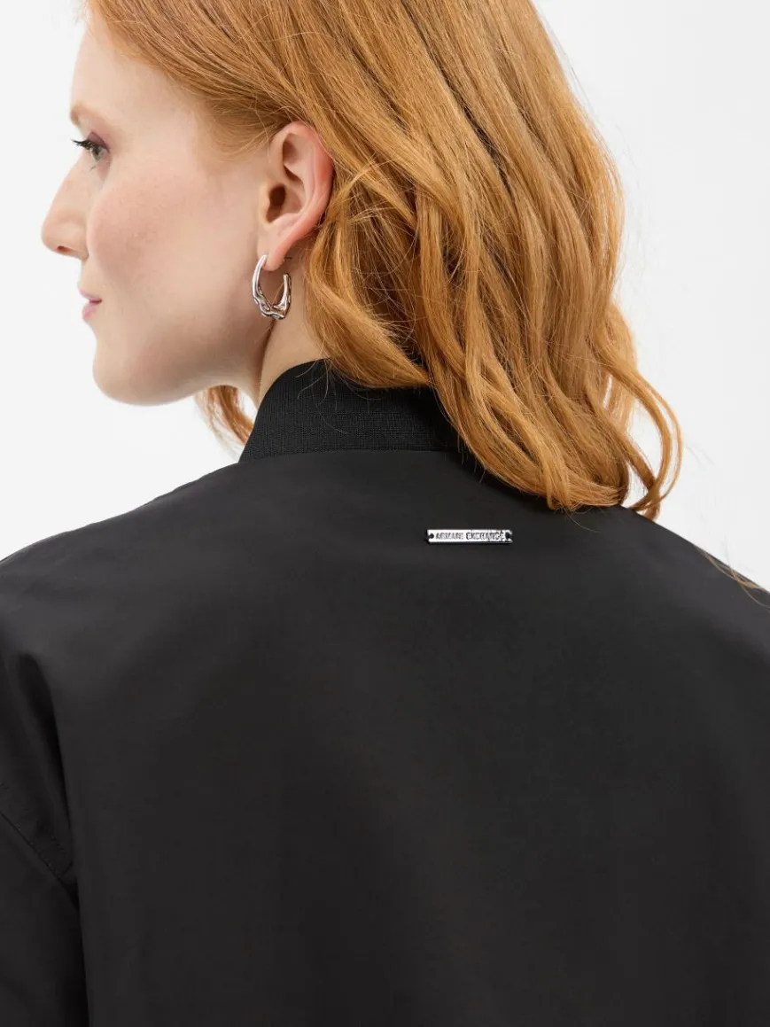 Armani Exchange Blazer|Jacken & Westen*Damen Kastenjacke schwarz uni