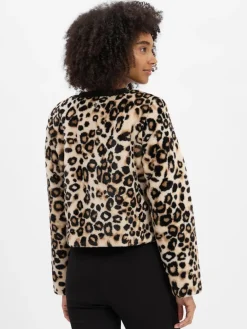 Marc Cain Collections Blazer*Damen Kastenjacke beige schwarz gemustert