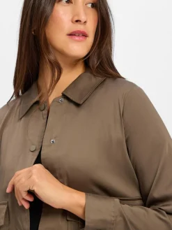 comma Blazer*Damen Kastenjacke khaki uni