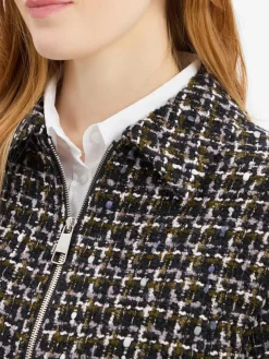 BOSS Orange Blazer*Damen Kastenjacke - Jawedi schwarz mehrfarbig kariert