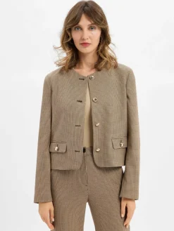JOOP! Blazer*Damen Kastenjacke - Jodi beige braun kariert