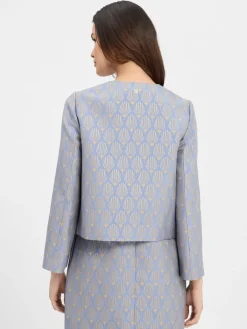 JOOP! Blazer*Damen Kastenjacke - Jolly blau mais gemustert