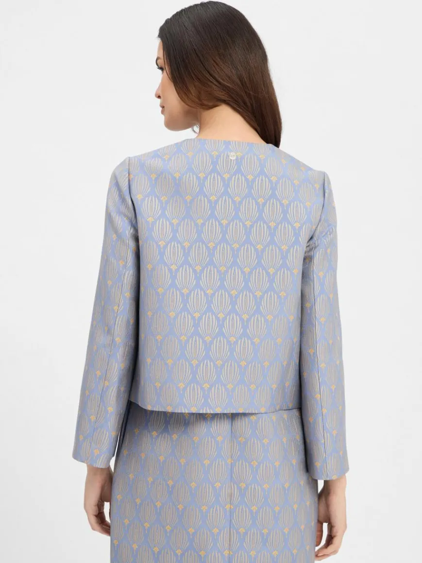 JOOP! Blazer*Damen Kastenjacke - Jolly blau mais gemustert