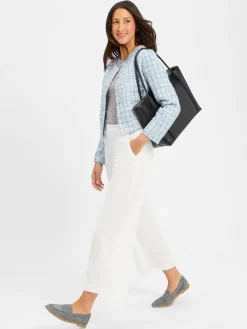 Marie Lund Blazer*Damen Kastenjacke - Vivien hellblau blau strukturiert