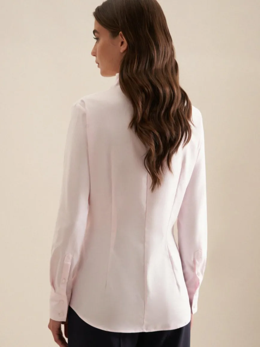 Seidensticker Blusen*Damen Kelchkragenbluse - Uni pink uni