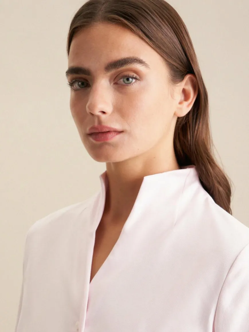 Seidensticker Blusen*Damen Kelchkragenbluse - Uni pink uni