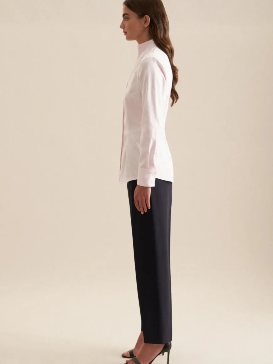 Seidensticker Blusen*Damen Kelchkragenbluse - Uni pink uni