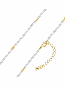 Yokoamii Schmuck*Damen Kette weiß uni