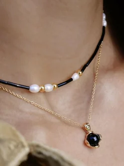 NOELANI Schmuck*Damen Kette mit Anhänger gold uni