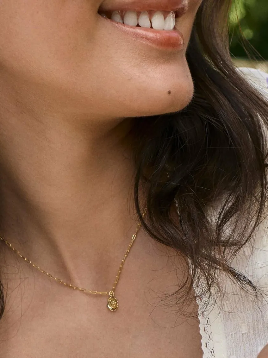 NOELANI Schmuck*Damen Kette mit Anhänger gold uni