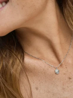 NOELANI Schmuck*Damen Kette mit Anhänger silber uni