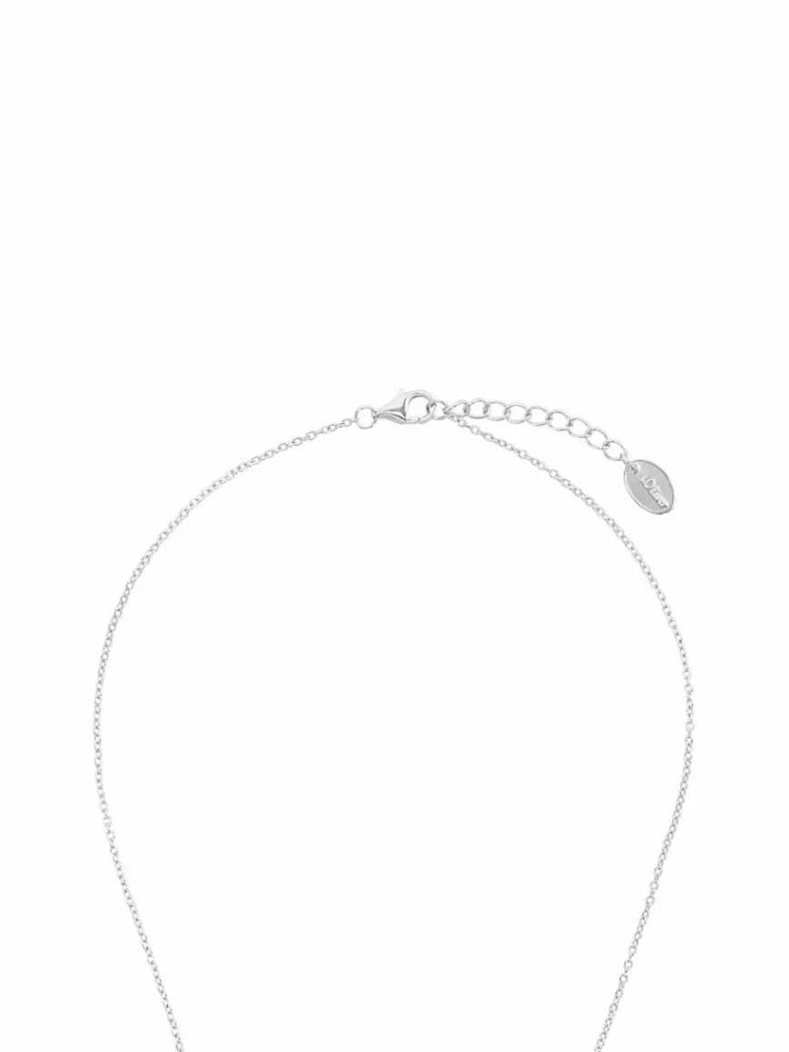 s.Oliver Schmuck*Damen Kette mit Anhänger silber uni