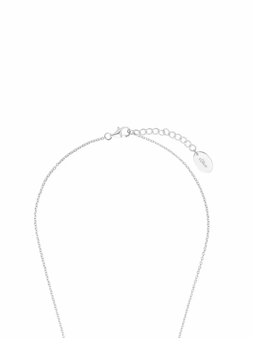 s.Oliver Schmuck*Damen Kette mit Anhänger silber uni