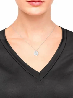 s.Oliver Schmuck*Damen Kette mit Anhänger silber uni