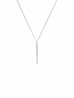 s.Oliver Schmuck*Damen Kette mit Anhänger silber uni