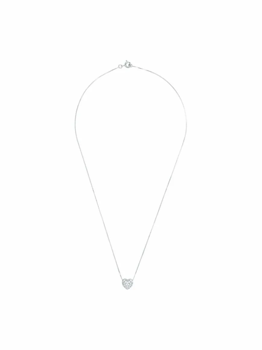 amor Schmuck*Damen Kette mit Anhänger silber uni